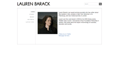 Desktop Screenshot of laurenbarack.com